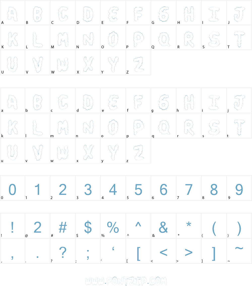turds Font Character